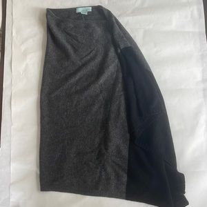 Celeste wool and cashmere cape/poncho